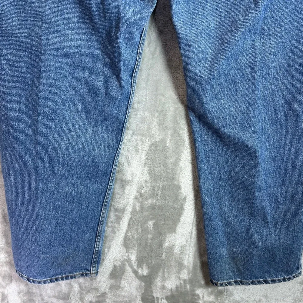 Levis 550 Relaxed Fit Mens 46x30 Medium Wash Blue Straight Leg Denim Jeans